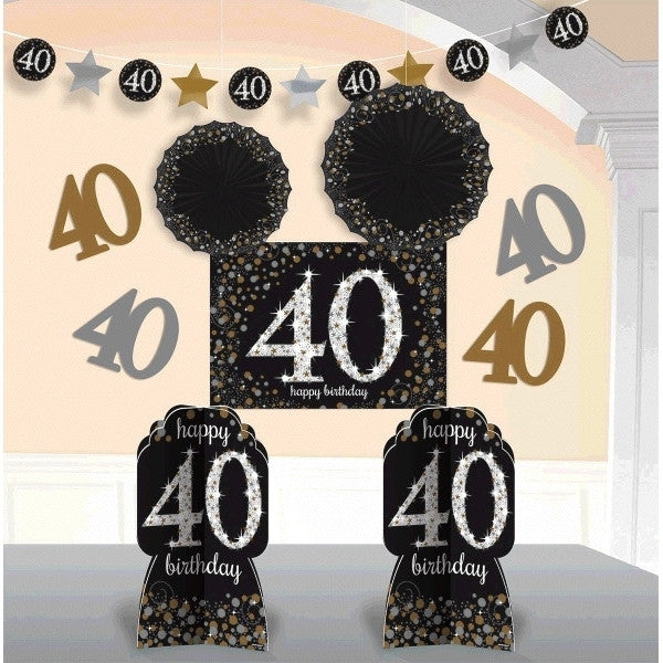 Celebrate 40 Room Decorating Kit
