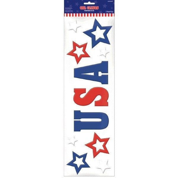 USA Patriotic Window Clings