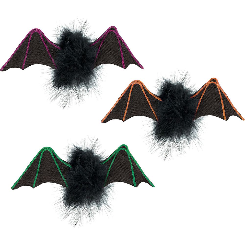3 PK LITTLE BAT PRPL ORG & GRN
