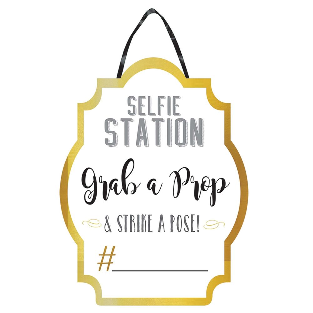 Photo Booth Selfie Station Sign