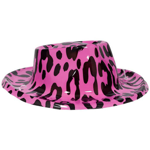 Totally 80's Plastic Mini Cheetah Hat