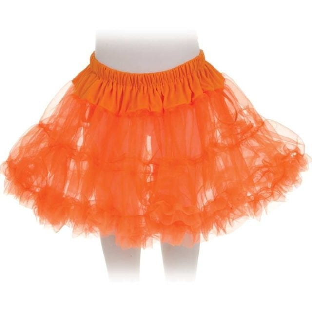 Neon Orange Tutu Girls Standard
