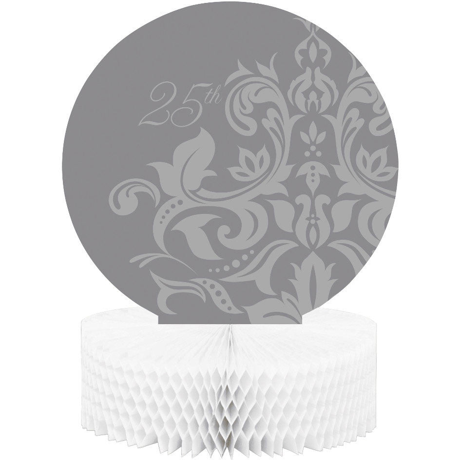 Silver Anniversary Honeycomb Centerpiece