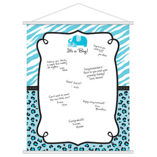 Sweet Safari Boy Sign-In Sheet