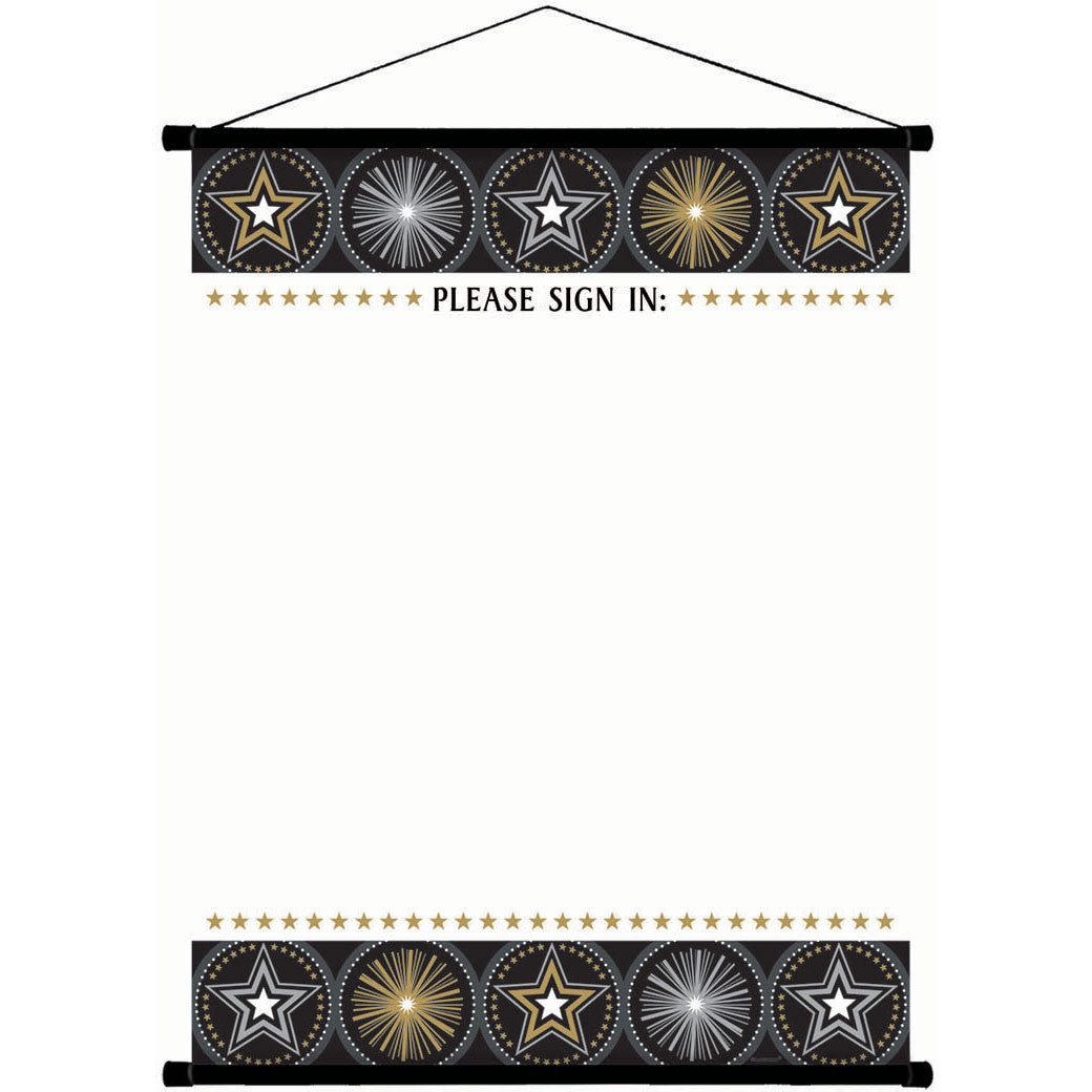 Glitter Starz Sign In Scroll Decoration