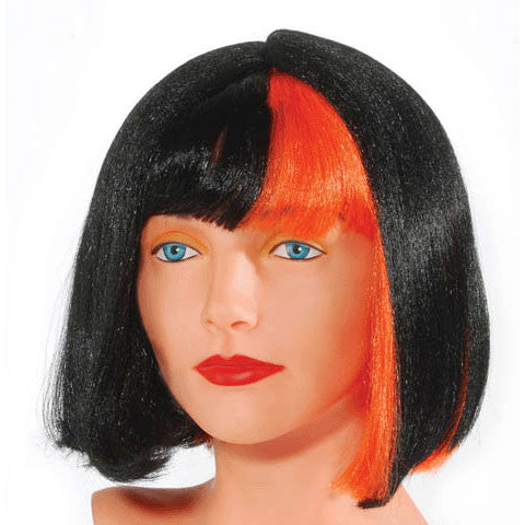 Orange/black Bob Wig