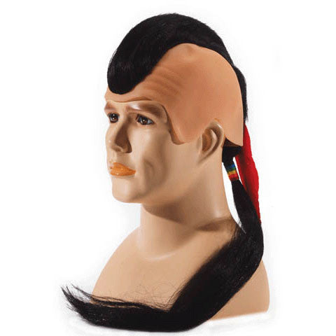 Black Indian Mohawk W/feather