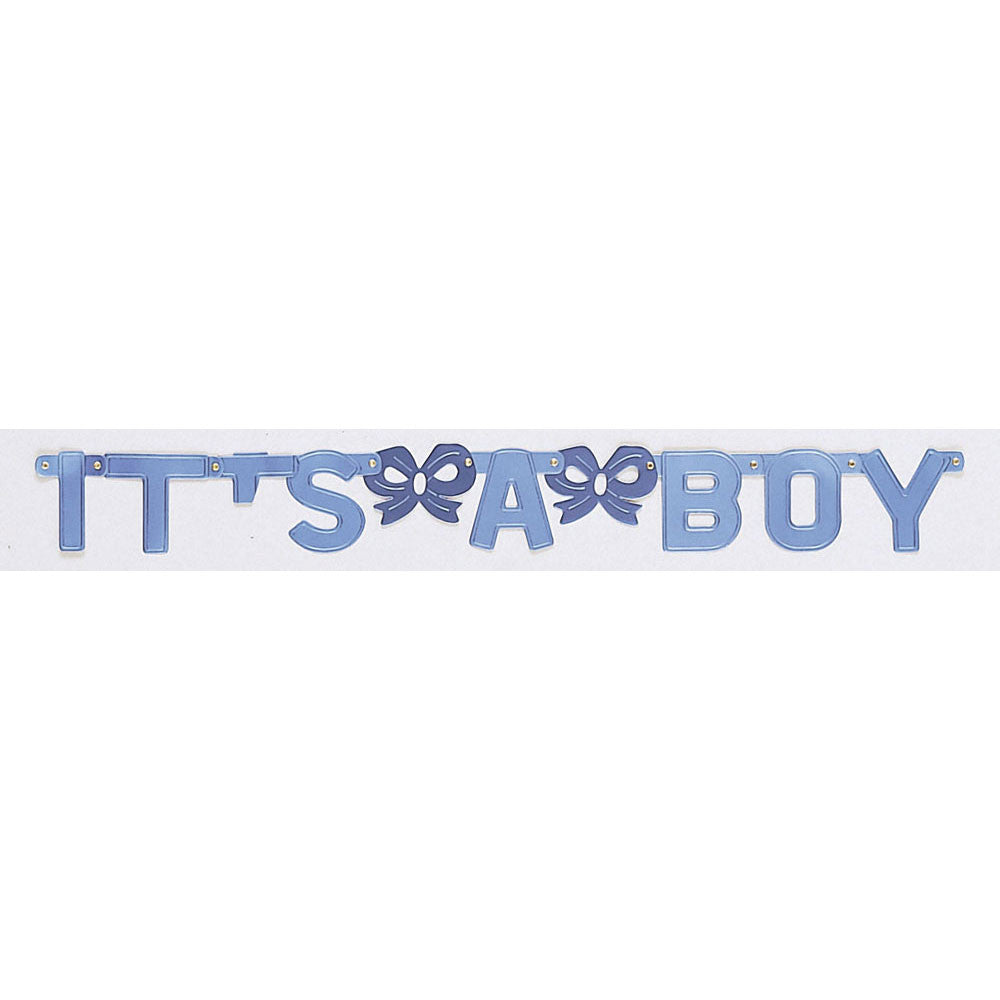 It's a Boy Letter Banner