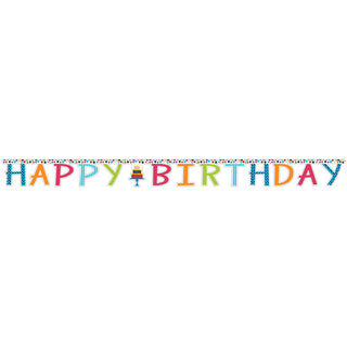 Birthday Cake Stand Letter Banner