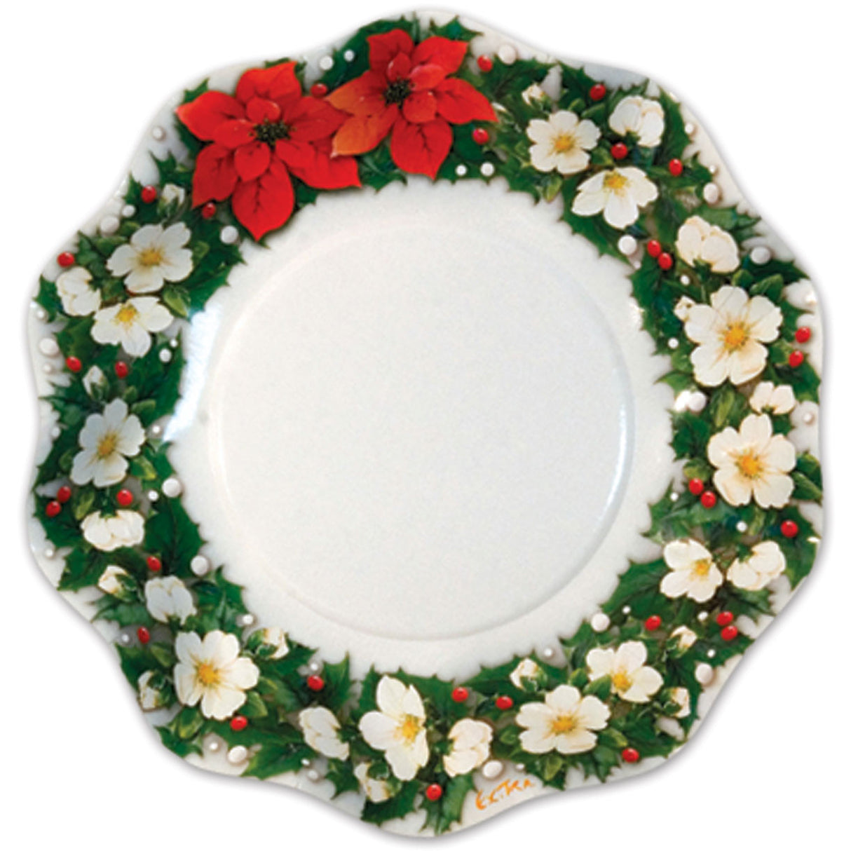 Poinsettia Medium Bowls