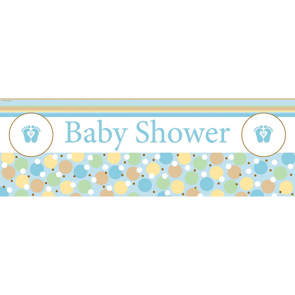 Tiny Toes - Blue Giant Sign Banner