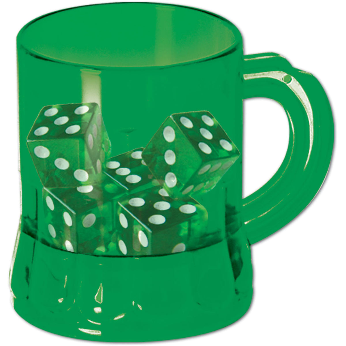 St Pat's Mug Shot w/Dice