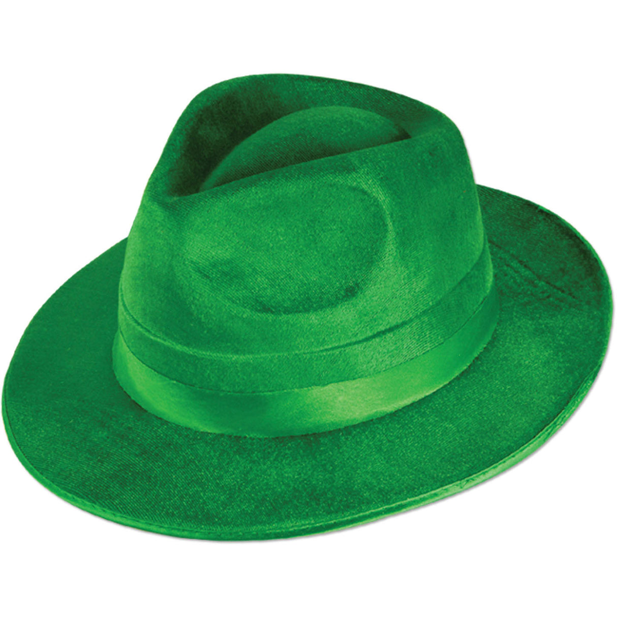 Green Vel-Felt Fedora