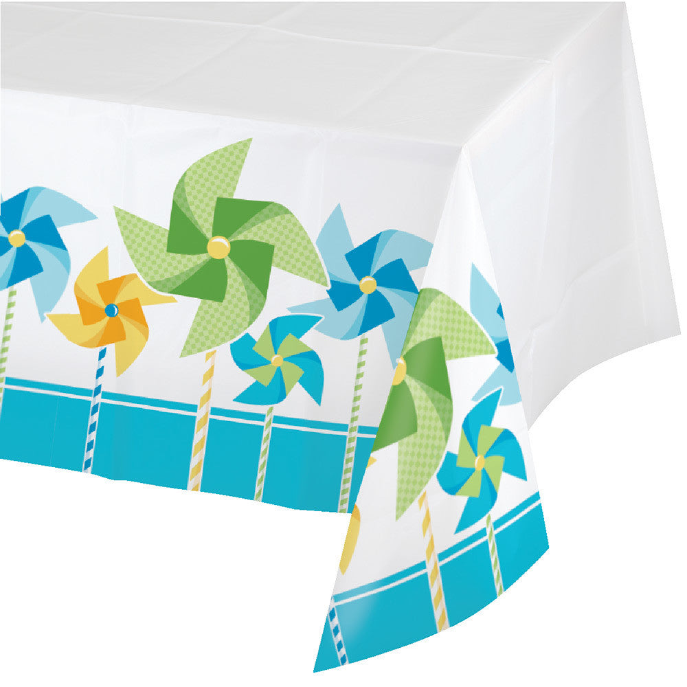 Turning One Boy Plastic Tablecover