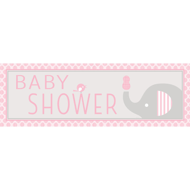 Little Peanut Girl Party Banner