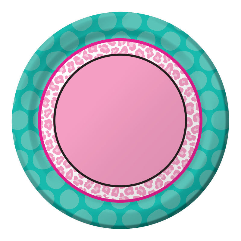 Sparkle Spa Party Paper Dessert Plates (8ct)
