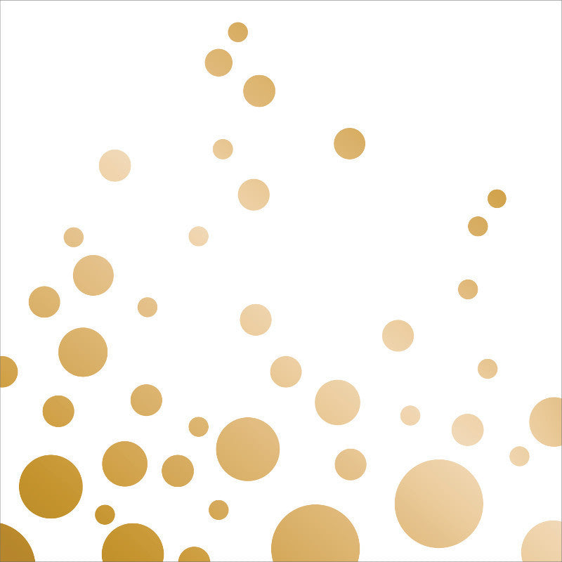 Sparkle and Shine Gold Beverage Napkins (16ct)