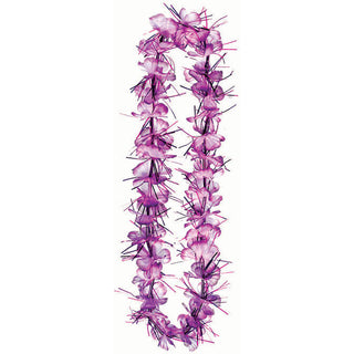 Purple Tinsel Lei