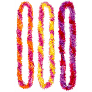 2 Tone Fringe Lei
