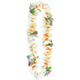 White Soft Petals Lei