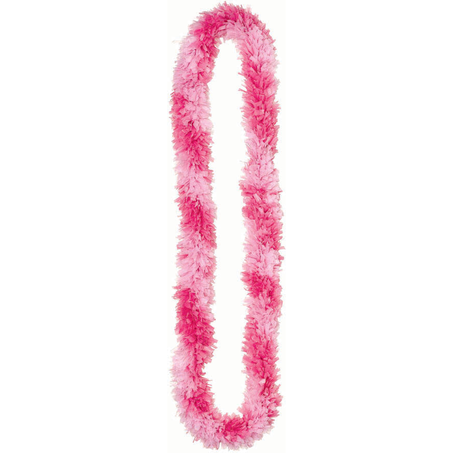 Pink Fringe Lei