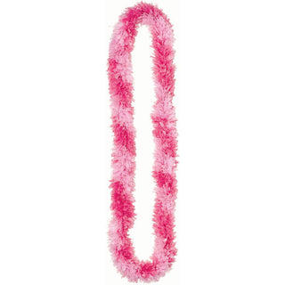 Pink Fringe Lei