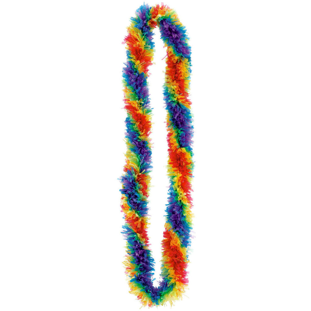 Rainbow Fringe Lei