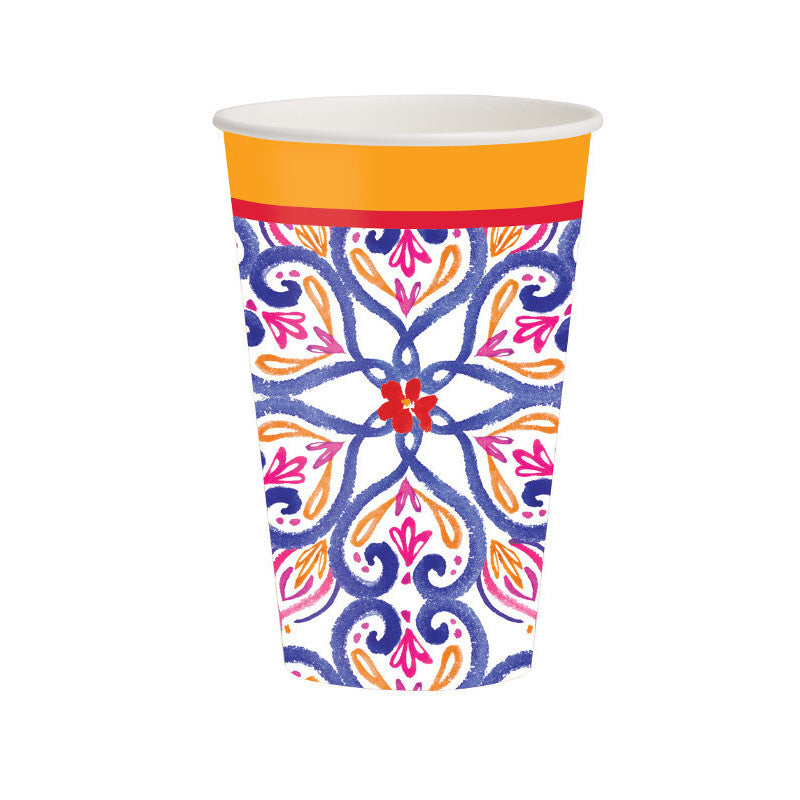 Talavera 12oz Paper Cups (8 ct)