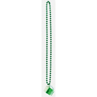 Frothy Beer Mug Beaded Necklace