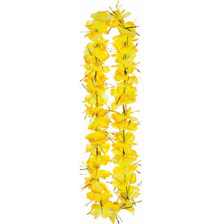 Yellow Tinsel Lei