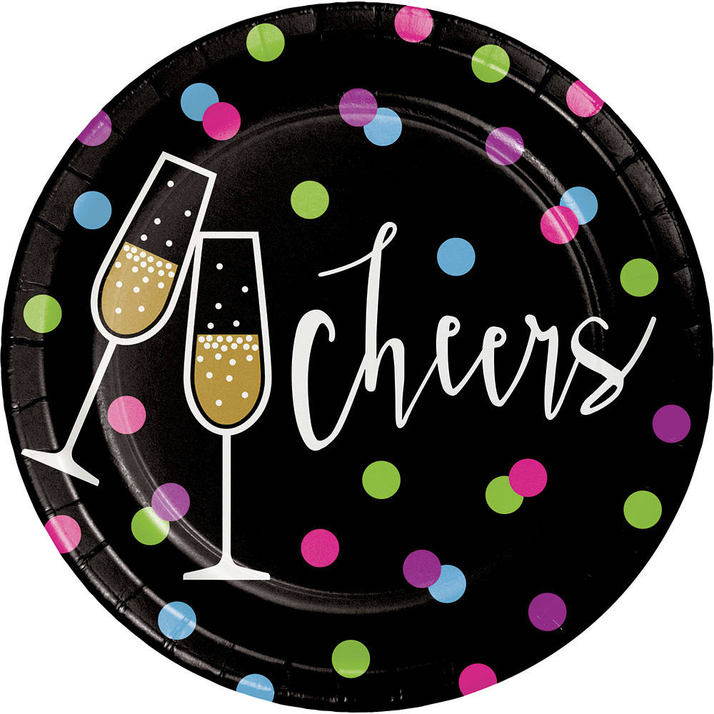 New Year Cheers Dessert Plates (8ct)
