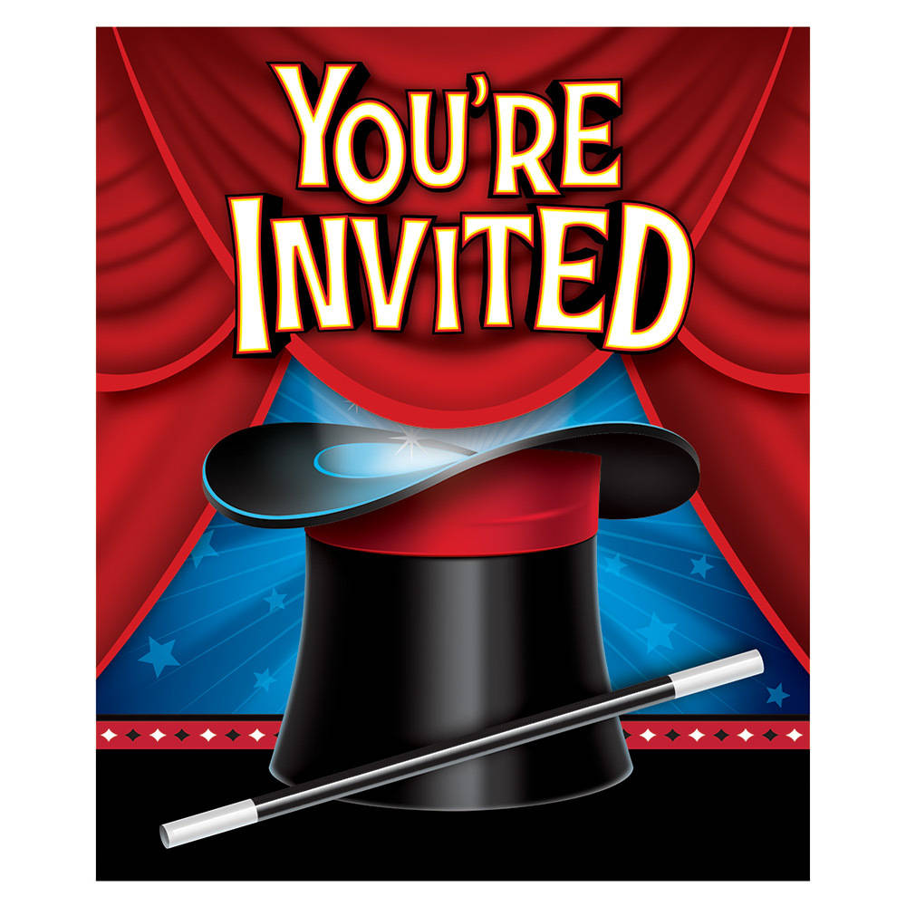 Magic Party Invitations (8ct)