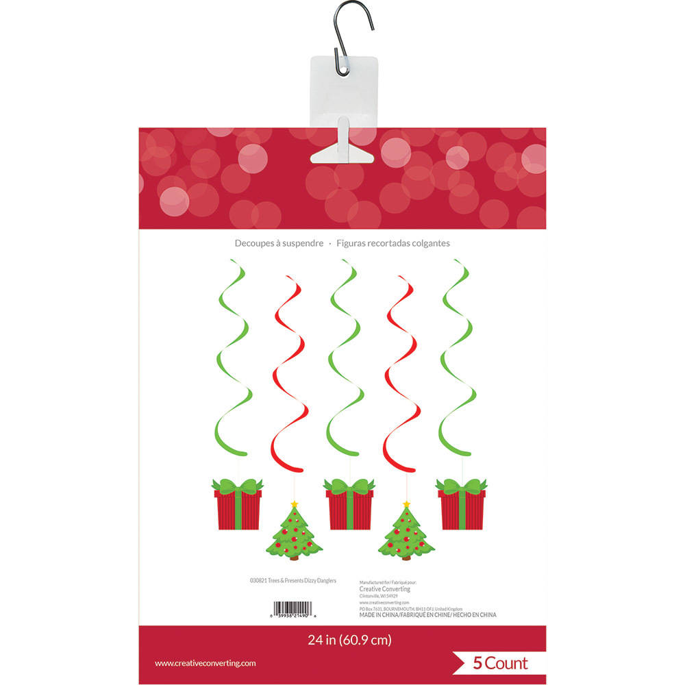 Trees/Presents Dizzy Danglers