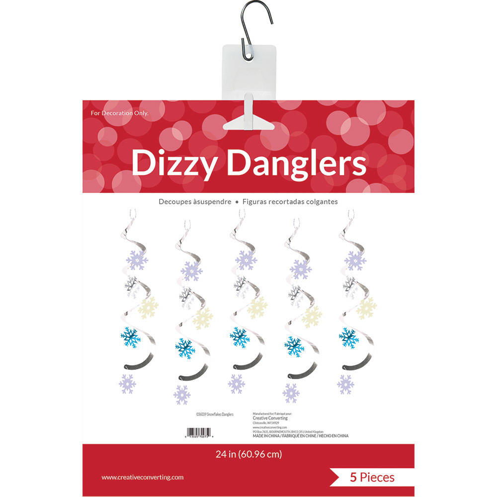 Snowflakes Dizzy Danglers