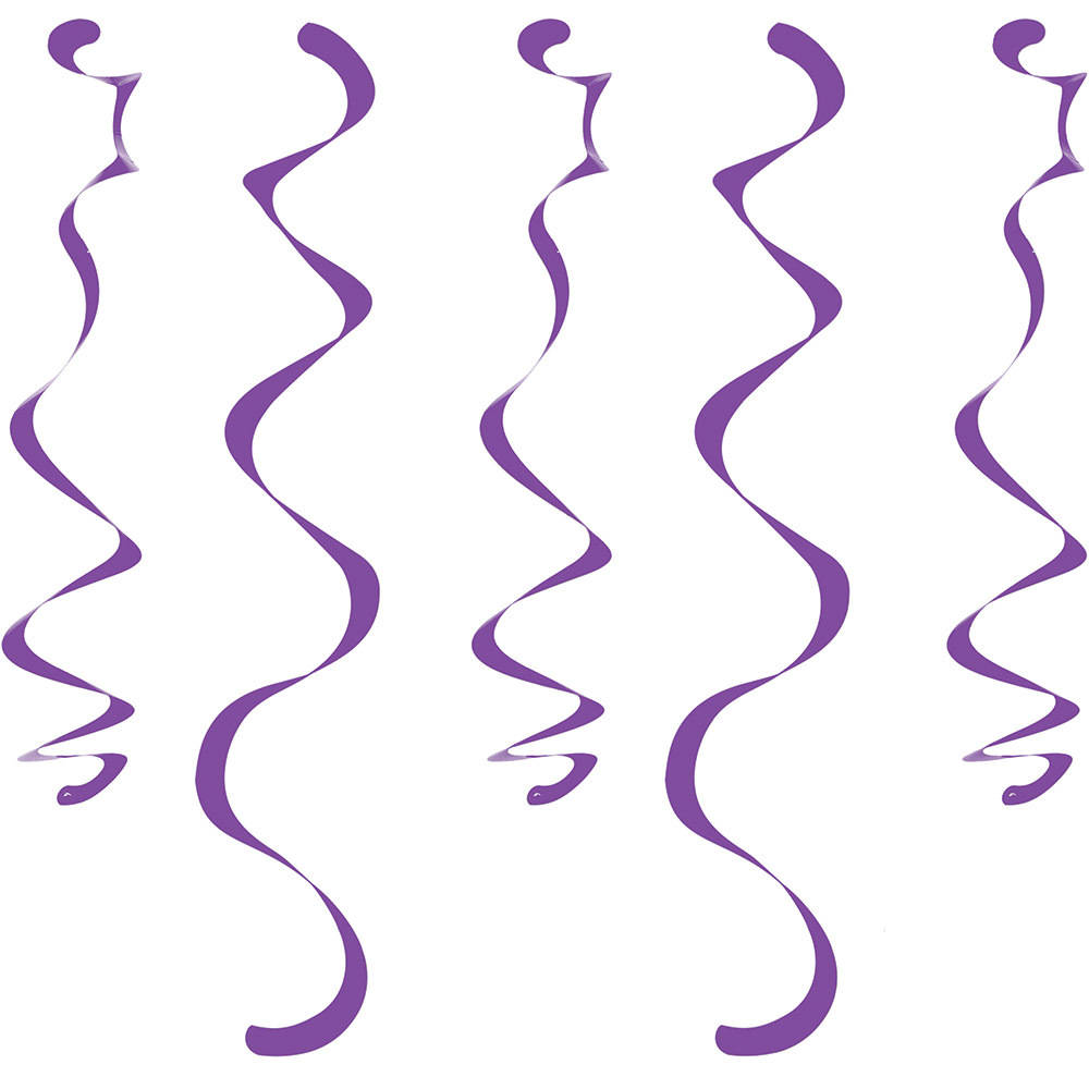 Amethyst Hanging Swirls (10 ct)