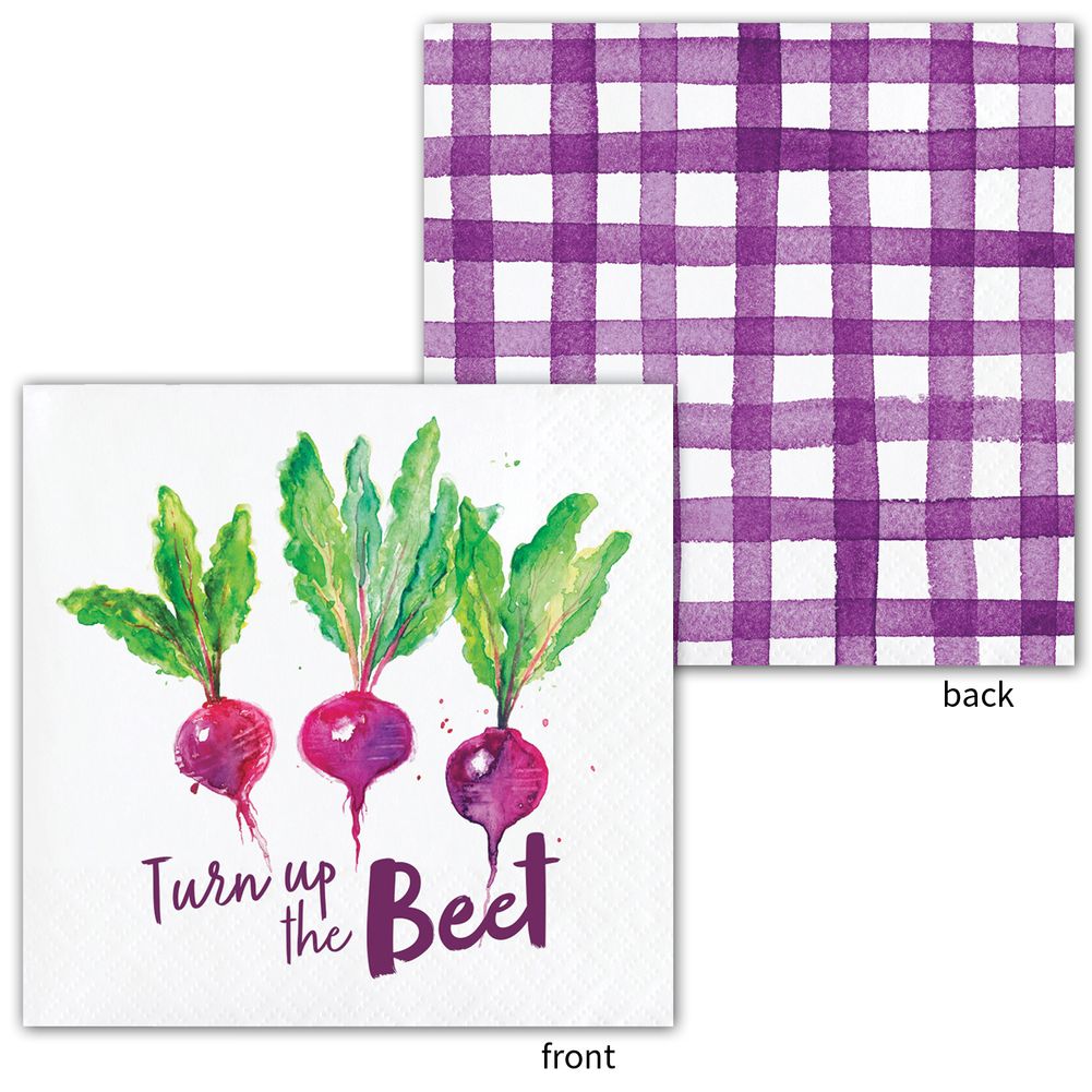 Garden Humor Beets Beverage Napkins (24 ct)