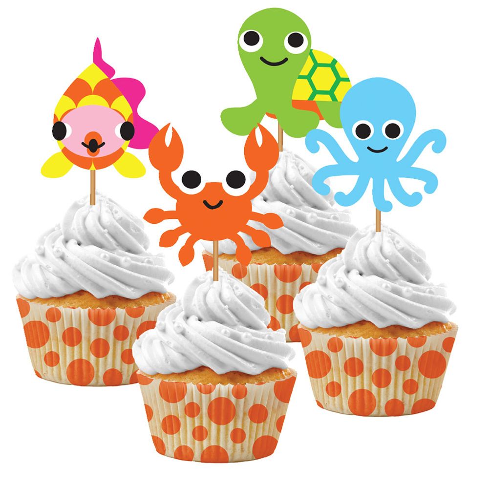 Ocean Baking Cups (12 ct)
