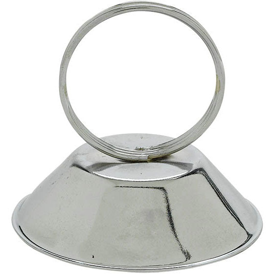 Silver Stainless Steel Placecard Holder