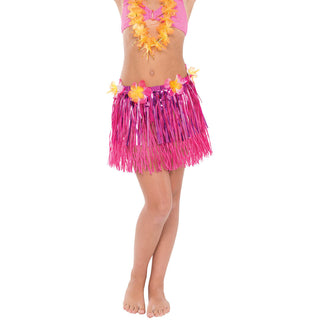 Child Tinsel Combo Hula Skirt