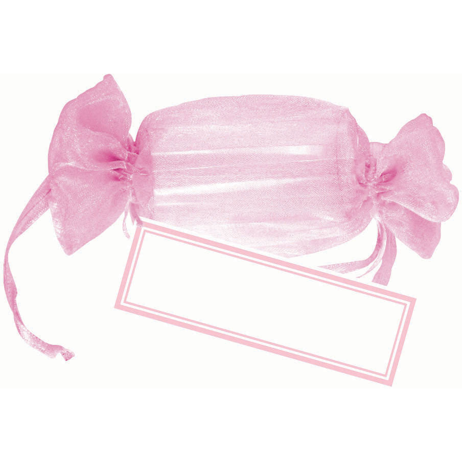 Pink Drawstring Wrapper