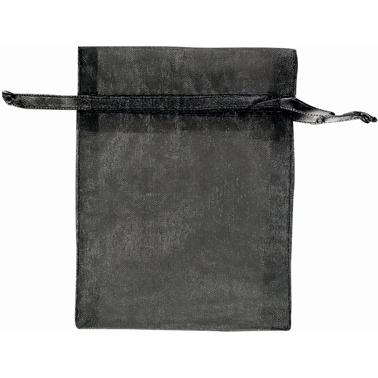 Black Organza Drawstring Bags (24ct)