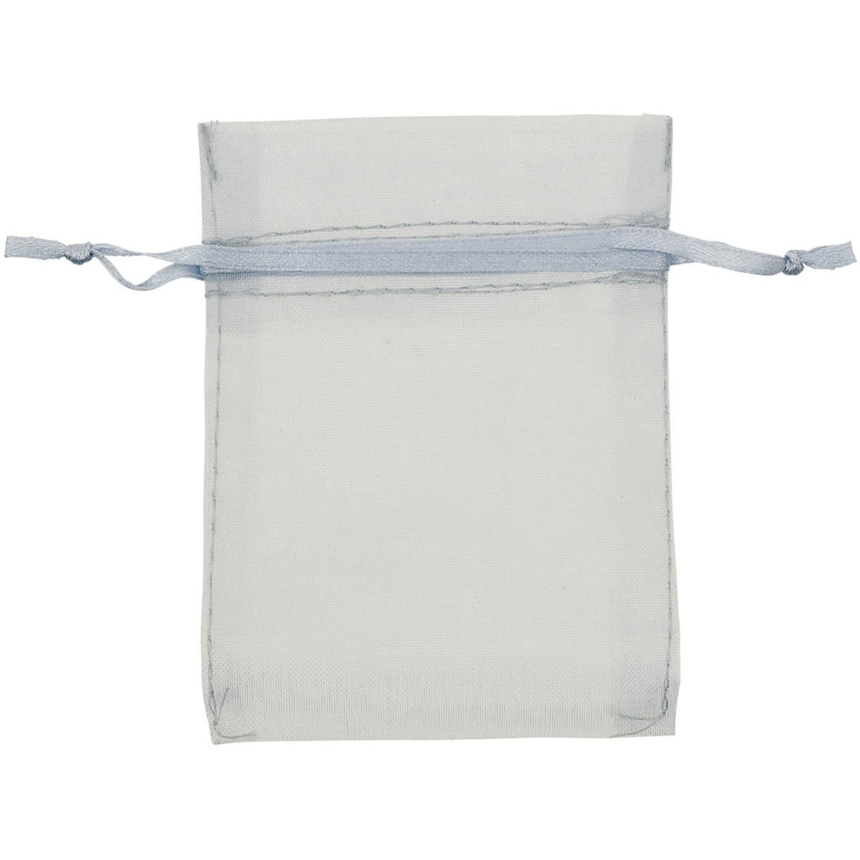 Silver Organza Bags