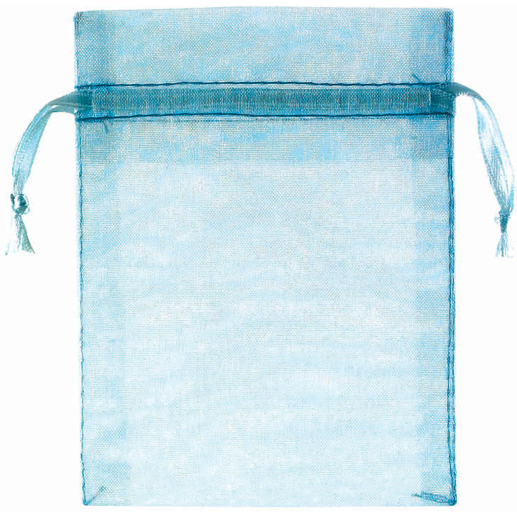 Organza Bags Blue ( 12 ct)