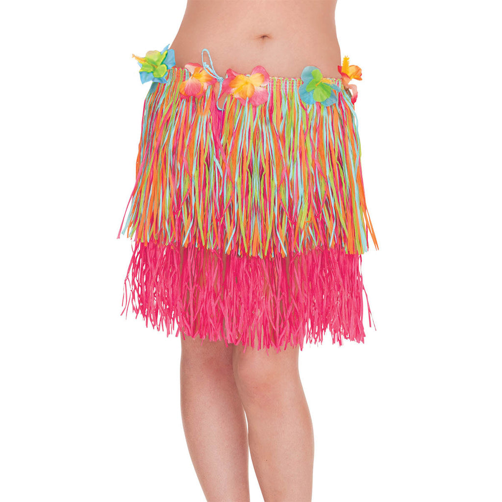 Adult Rainbow Hula Skirt