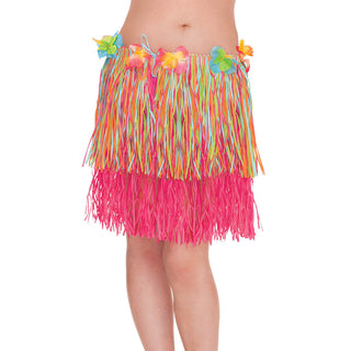 Adult Rainbow Hula Skirt