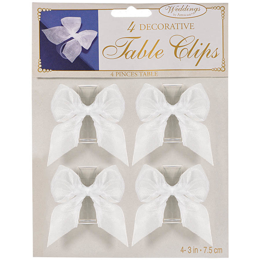 Bow Table Clips