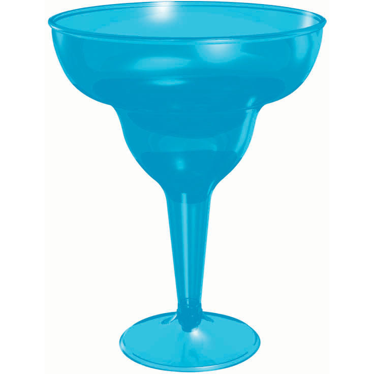 Blue Margarita Glasses, 8oz (20ct)