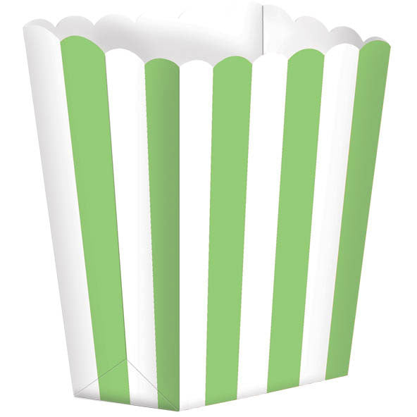Kiwi Small Striped Favor Boxes