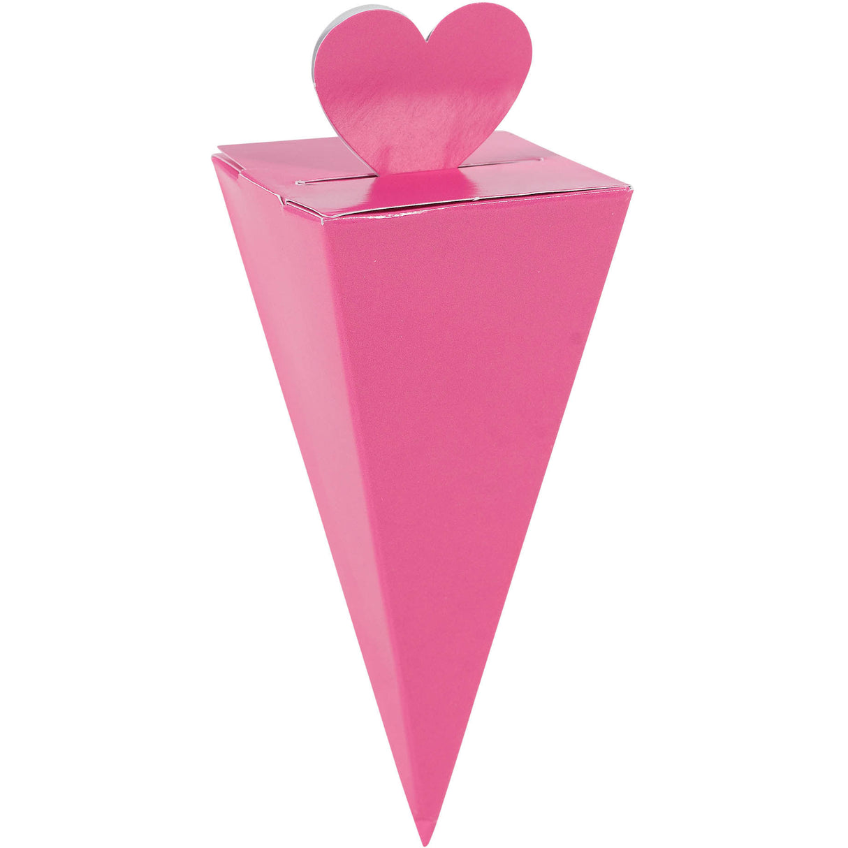 Favor Cone Box - Bright Pink