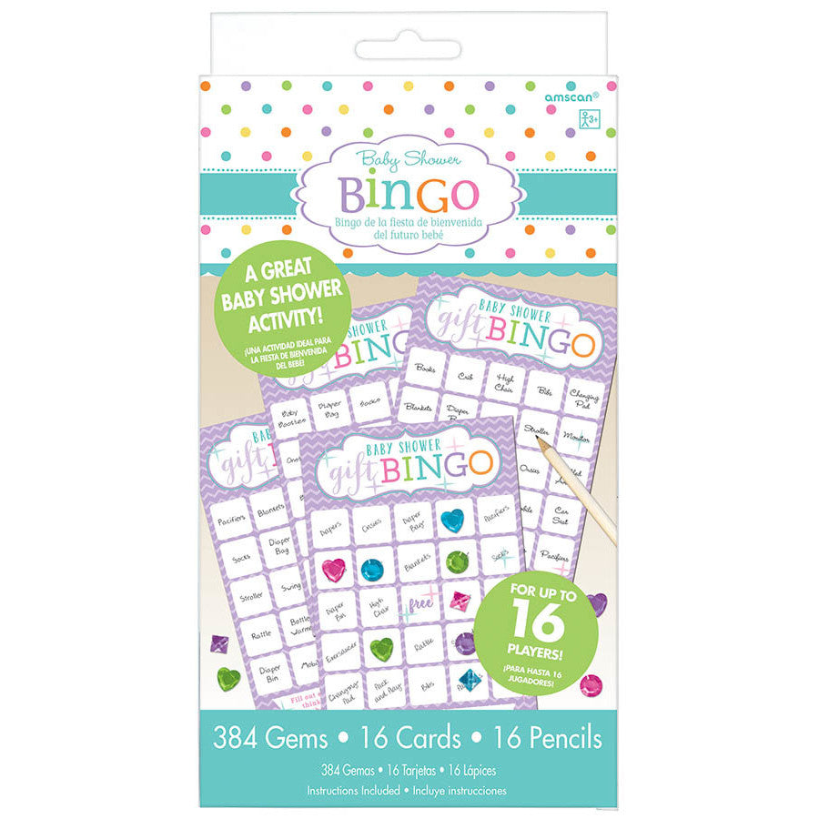 Baby Shower Deluxe Bingo Party Game